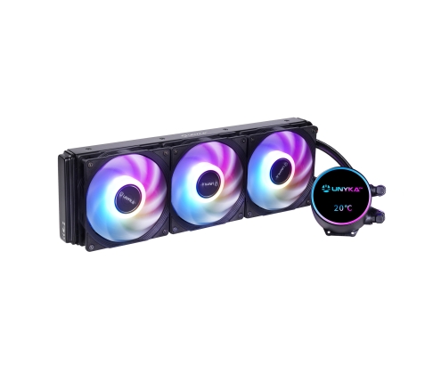 UNYKAch AQUASTORM NEO 360 Procesador Kit de refrigeración líquida 12 cm Negro
