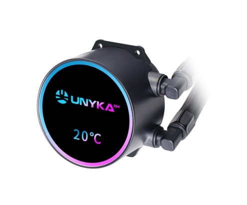 UNYKAch AQUASTORM NEO 360 Procesador Kit de refrigeración líquida 12 cm Negro