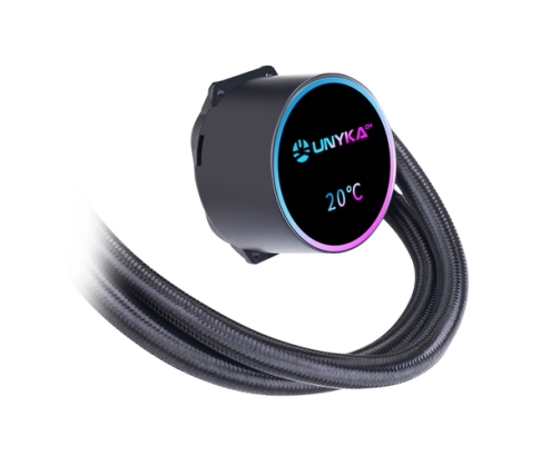 UNYKAch AQUASTORM NEO 360 Procesador Kit de refrigeración líquida 12 cm Negro