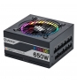 UNYKAch ATX Atilus RGB Black 650W unidad de fuente de alimentación 20+4 pin ATX Negro