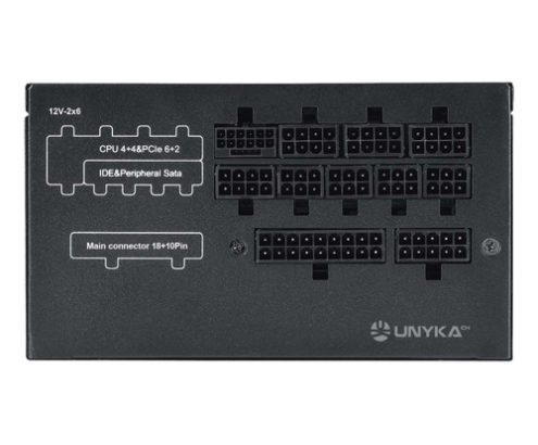 UNYKAch Fuente de Alimentación ATX Atilius 3.1 Black 850W Gold