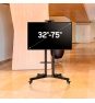 UNYKAch Soporte De Suelo Universal Móvil, Con 2 Bandejas Y Altura Regulable UK501 32″-75″ TV / Monitores
