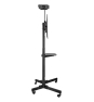 UNYKAch Soporte De Suelo Universal Móvil, Con 2 Bandejas Y Altura Regulable UK501 32″-75″ TV / Monitores