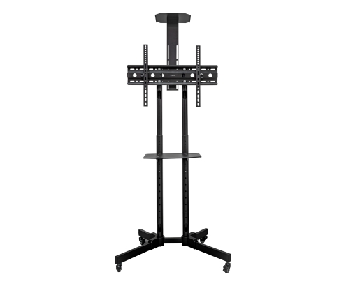 UNYKAch Soporte De Suelo Universal Móvil, Con 2 Bandejas Y Altura Regulable UK501 32″-75″ TV / Monitores