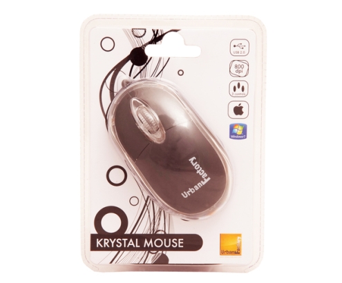 Urban Factory BDM02UF ratón Ambidextro USB tipo A Óptico 800 DPI