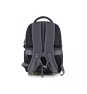 Urban Factory HTE17UF mochila Mochila de viaje Negro, Gris Malla, Poliéster, Plástico reciclado, Acero