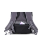 Urban Factory HTE17UF mochila Mochila de viaje Negro, Gris Malla, Poliéster, Plástico reciclado, Acero