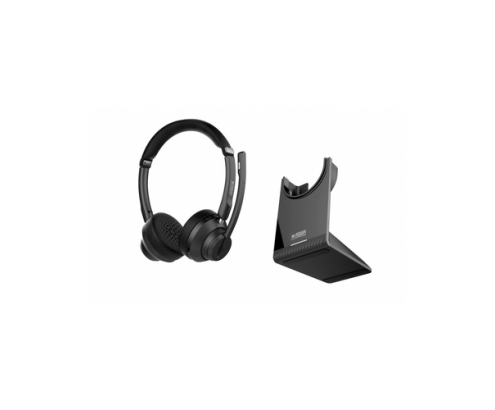 Urban Factory MOVEE PRO Auriculares Inalámbrico Diadema Juego USB Tipo C Bluetooth Base de carga Negro