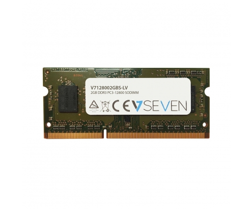 V7 2GB DDR3 PC3L-12800 1600MHz SO-DIMM módulo de memoria - V7128002GBS-LV