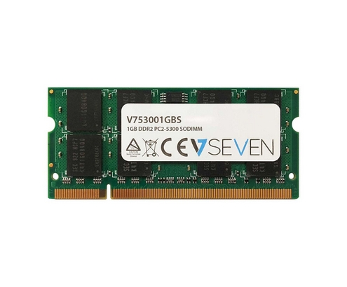 V7 módulo de memoria 1GB DDR2 PC2-5300 667Mhz SO DIMM Notebook - V753001GBS