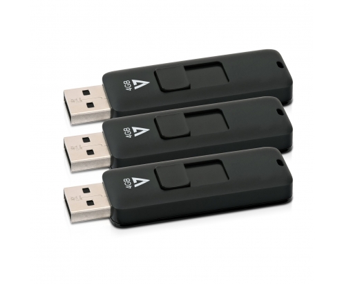 V7 Unidad flash USB 4 GB USB tipo A 2.0 Negro