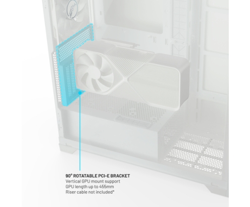 Valkyrie VK02 Lite White Midi Tower Blanco