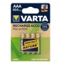 Varta blister de 4 pilas recargables AAA recycled 800mah oro verde 