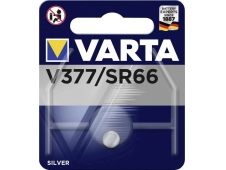 Varta pila boton V377 SR66 oxido de plata 27mah plata 