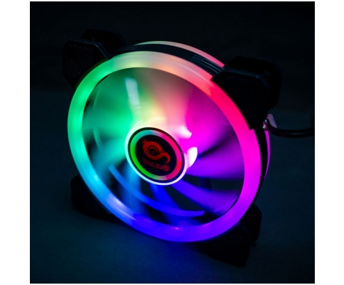 VENTILADOR CAJA RGB IRIS SPECTRUM 16 LED 12 CM RETAIL TAL-FAN05IRISRGB	
