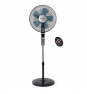 VENTILADOR DE PIE ORBEGOZO SF 0640 65W ASPAS 40CM 2 VELOCIDADES MANDO A DISTANCIA NEGRO 17202