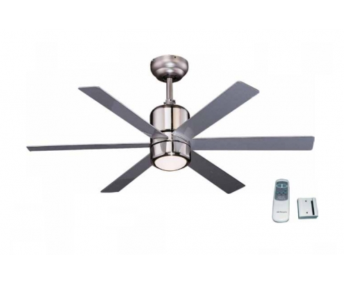 VENTILADOR DE TECHO CON LUZ ORBEGOZO CP 50120 65W 120CM 3 VELOCIDADES MANDO A DISTANCIA PLATA 13860
