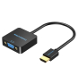 Vention ACPBB adaptador de cable de vídeo 0,15 m HDMI tipo A (Estándar) VGA (D-Sub) Gris