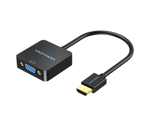 Vention ACPBB adaptador de cable de vídeo 0,15 m HDMI tipo A (Estándar) VGA (D-Sub) Gris