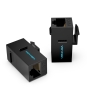 Vention Adaptador Conector RJ45 IPGB0-5 Cat6 UTP/ RJ45 Hembra - RJ45 Hembra/ 5 uds/ Negro