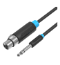 Vention BBEBH cable de audio 2 m XLR Negro