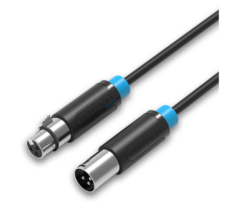 Vention BBFBJ cable de audio 5 m XLR Negro