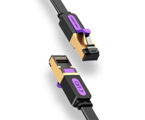 Vention Cable de Red RJ45 STP ICABJ Cat.7/ 5m/ Negro