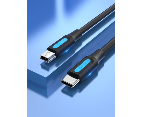 Vention Cable USB 2.0 Tipo-C COWBH/ USB Tipo-C Macho - MiniUSB Macho/ 2m/ Negro