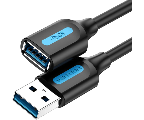 Vention CBIBJ cable USB USB 2.0 5 m USB A 0,48 Gbit/s Negro