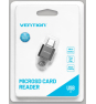 Vention CLMH0 lector de tarjeta USB 2.0 Type-C Gris