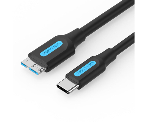 Vention CQABD cable USB USB 3.2 Gen 1 (3.1 Gen 1) 0,5 m USB C Micro-USB B 5 Gbit/s Negro