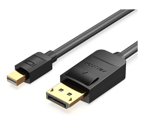 Vention HAGBH adaptador de cable de vídeo 2 m DisplayPort HDMI Negro