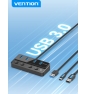 Vention Hub USB 3.0 CHWBF/ 4xUSB/ 1xUSB Tipo-C PD/ Incluye cable Carga USB Macho - USB Tipo-C Macho