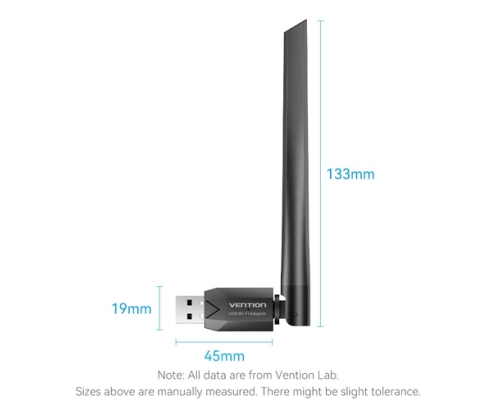 Vention KDTB0 adaptador y tarjeta de red WLAN 633 Mbit/s