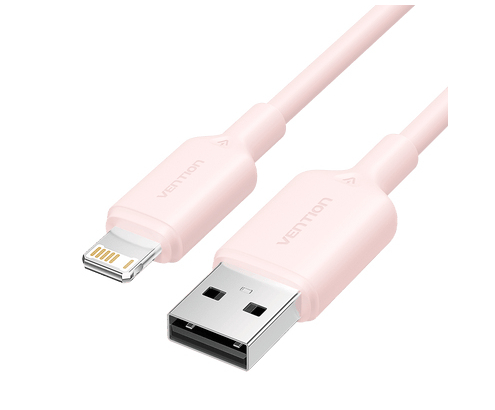 Vention LAMPH cable de conector Lightning 2 m Rosa