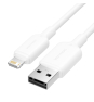 Vention LAMWH cable de conector Lightning 2 m Blanco