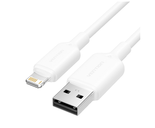 Vention LAMWH cable de conector Lightning 2 m Blanco