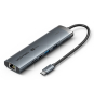 Vention TGVHB hub de interfaz USB Tipo C 5000 Mbit/s Gris