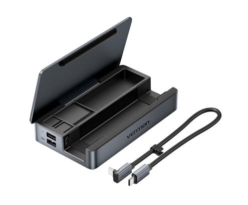 Vention TPZH0 base de conexión para disco duro Gris