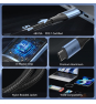 Vention TREBD cable USB USB 2.0 Gris, Azul