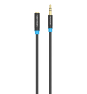 Vention VAB-B06-B500-M cable de audio 5 m 3,5mm Negro
