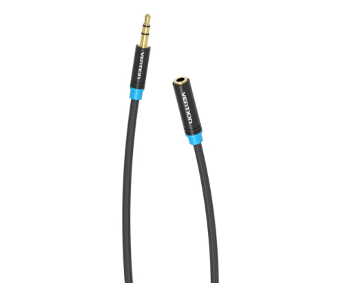 Vention VAB-B06-B500-M cable de audio 5 m 3,5mm Negro