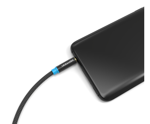 Vention VAB-B06-B500-M cable de audio 5 m 3,5mm Negro