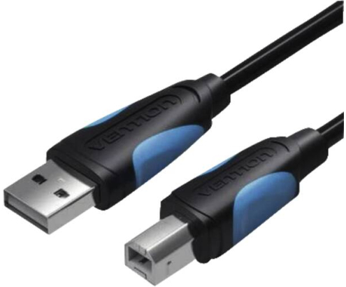 Vention VAS-A16-B150 cable USB USB 2.0 1,5 m USB A USB B Negro