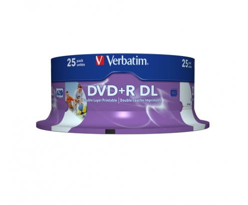 Verbatim 43667 DVD en blanco 8,5 GB DVD+R DL 25 pieza(s)