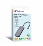 Verbatim CMH-05 USB Tipo C 5000 Mbit/s Plata
