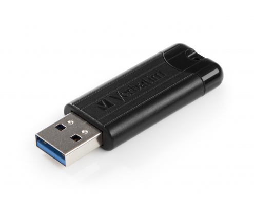 Verbatim PinStripe 3.0 Memoria USB 3.0 128GB Negro 49319