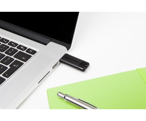 Verbatim PinStripe 3.0 Memoria USB 3.0 64GB Negro 49318