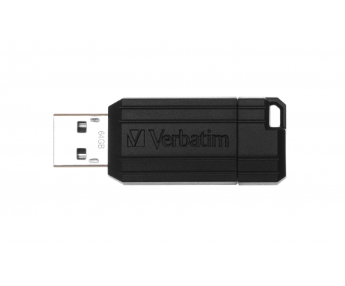 Verbatim PinStripe Memoria USB 2.0 64GB Negro 49065