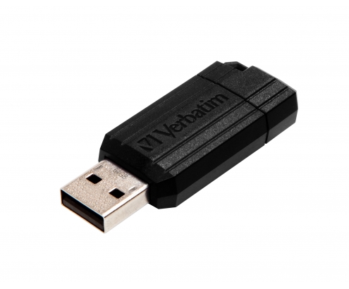 Verbatim PinStripe Memoria USB 2.0 64GB Negro 49065